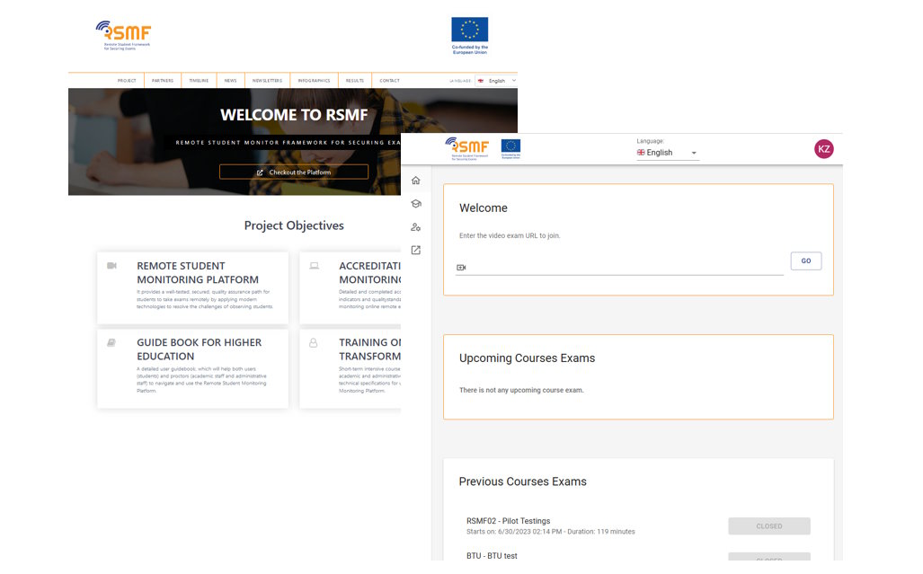 Remote Student Monitor Framework for Securing Exams