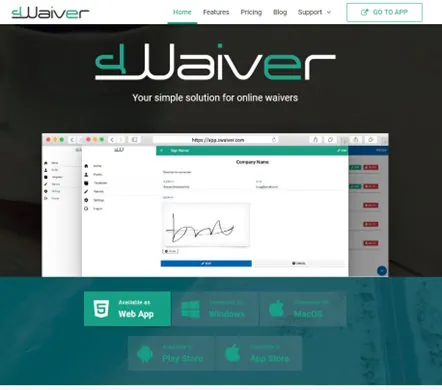 sWaiver – Signed Forms